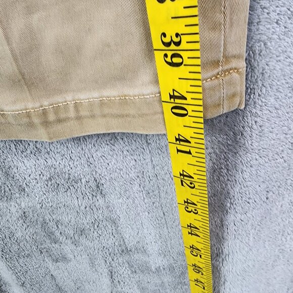 Mens Khaki American Eagle Outfitters Pants Extreme Flex Slim Straight Size 33x32 - Picture 11 of 12